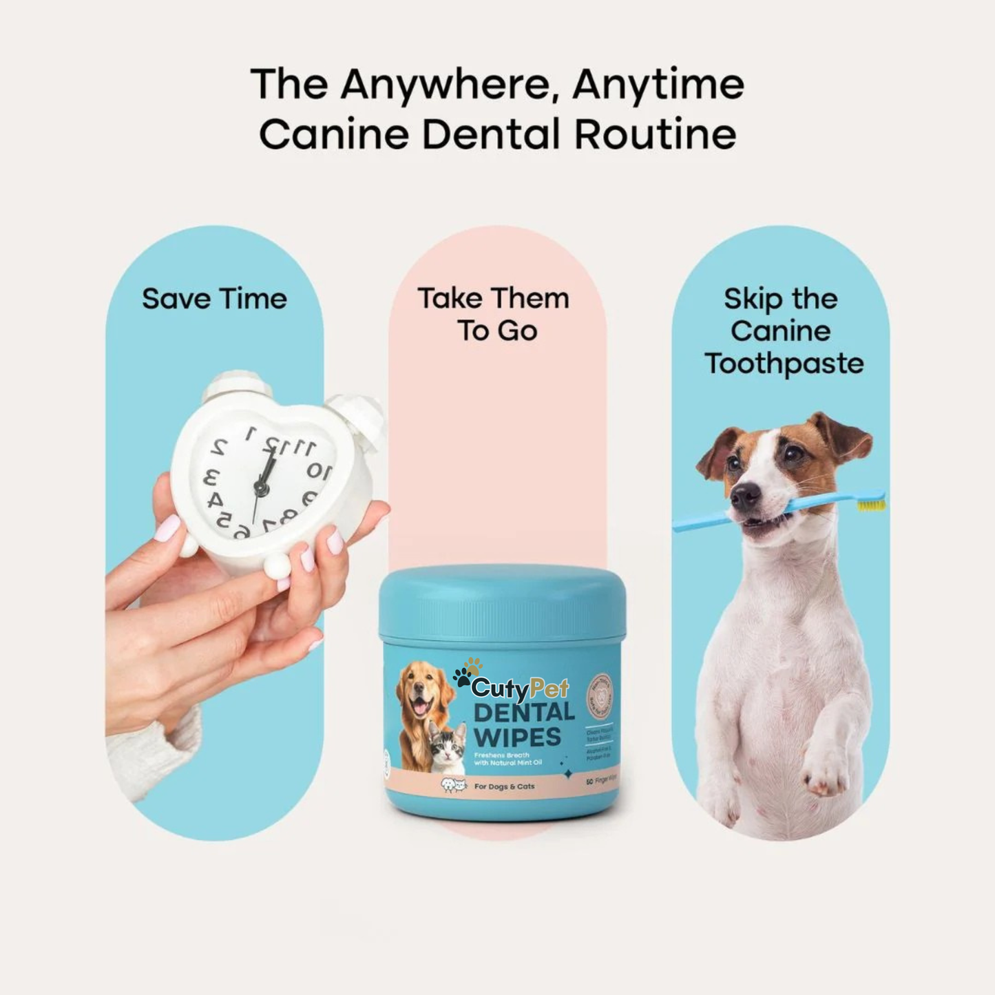 CutyPet™ Dental Wipes