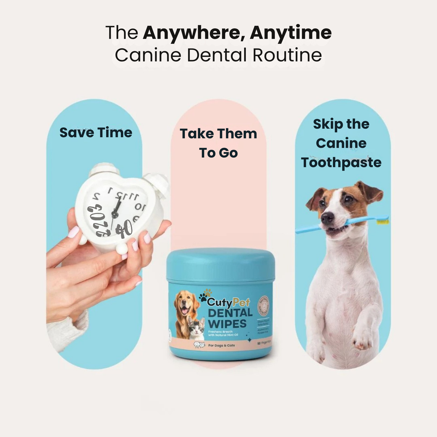 Lingettes Dentaires CutyPet™