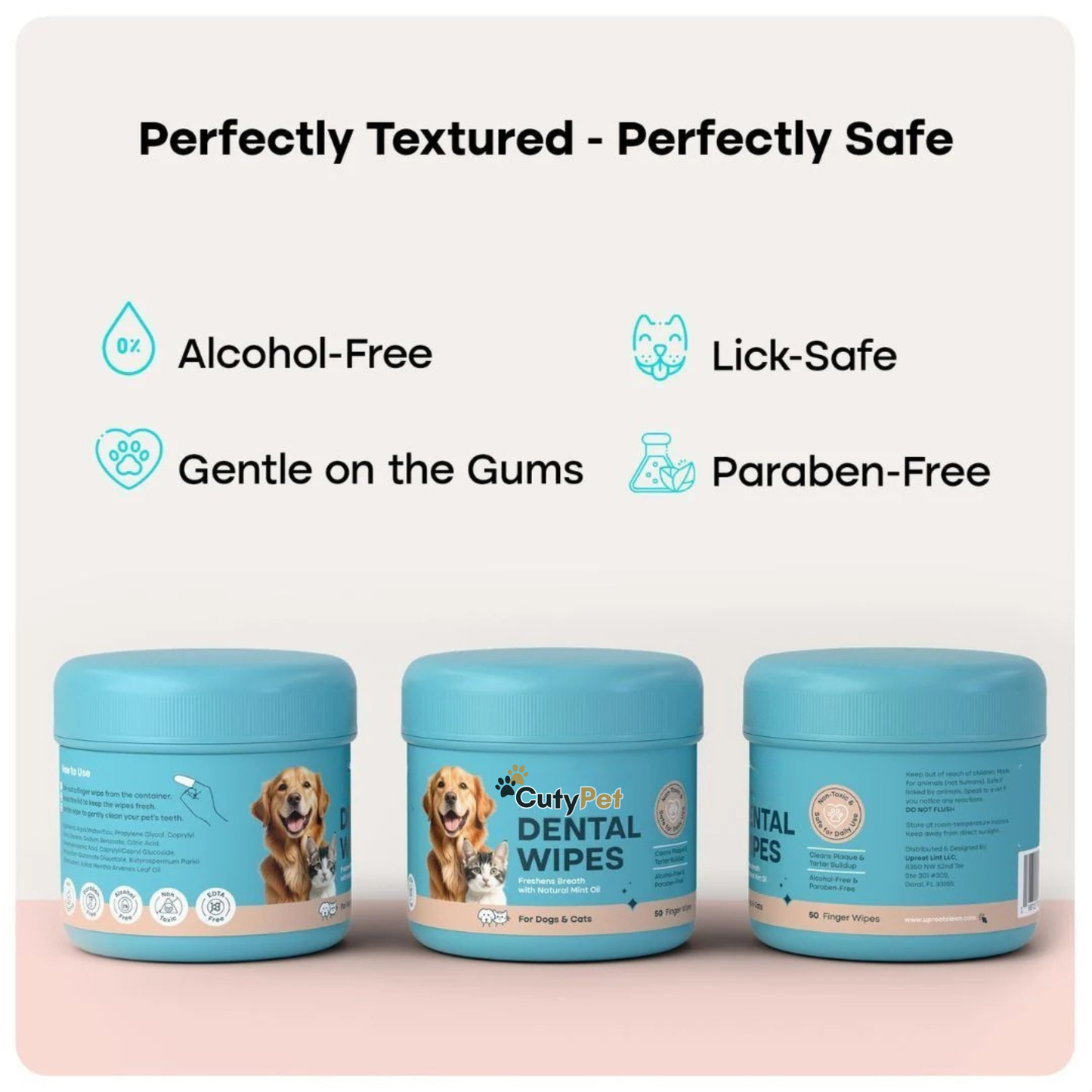 CutyPet™ Dental Wipes