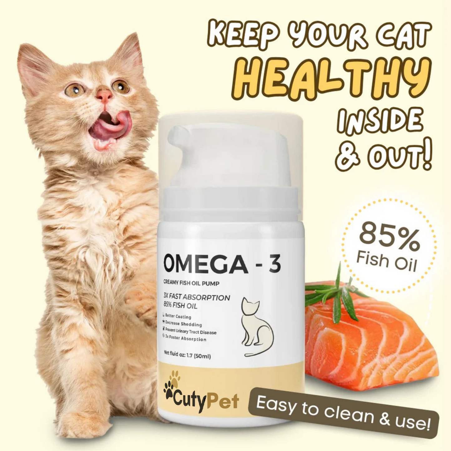 CutyPet™ Omega-3 Cream