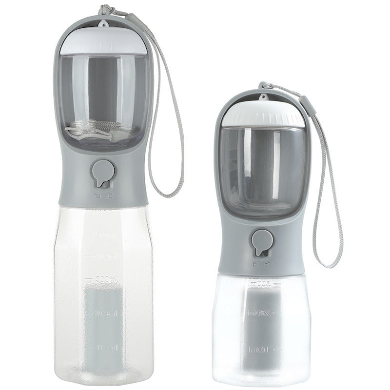 CutyPet 3-in-1 Walk Bottle in use during outdoor walk