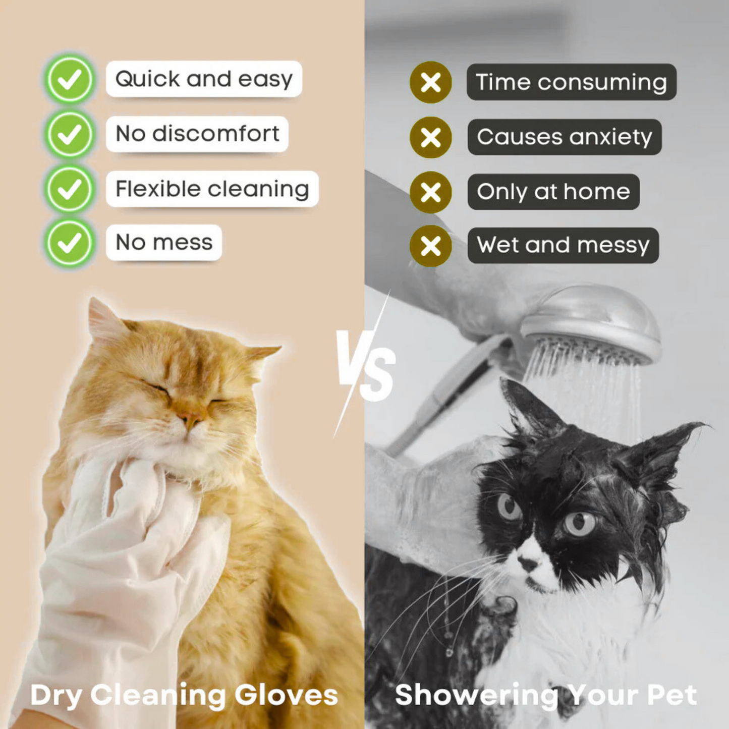 Pet Cleaning Gloves