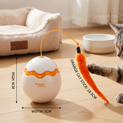 CutyPet wobble feather egg active mode