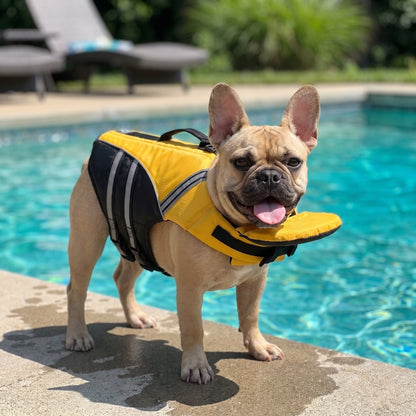 FloatPaws yellow — small dog