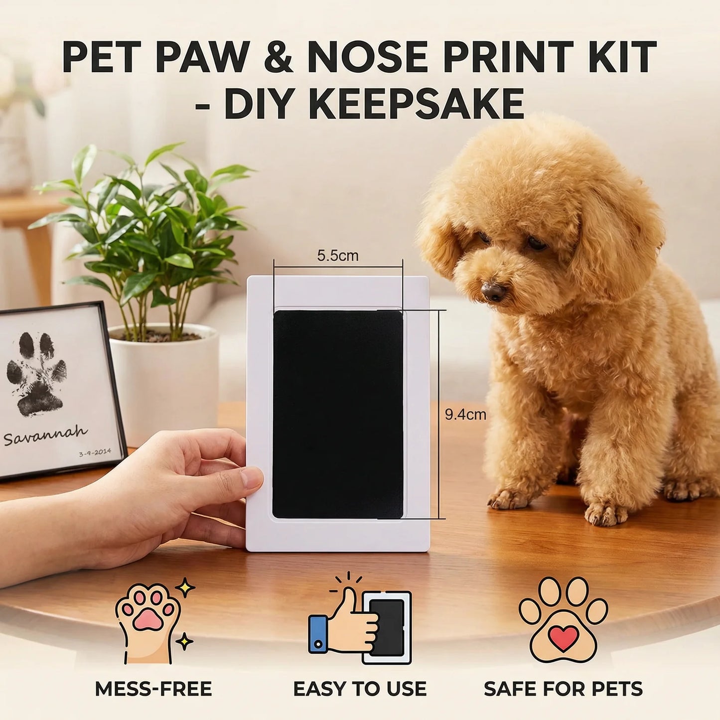 Pet Paw & Nose Print Kit