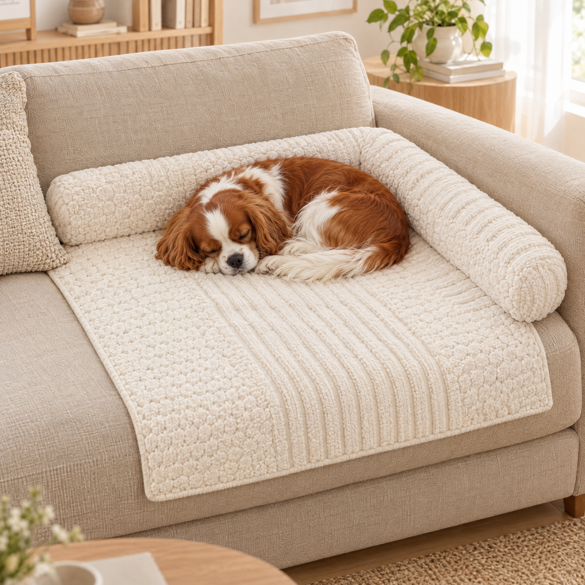 CutyPet Couch Protector cream beige sofa