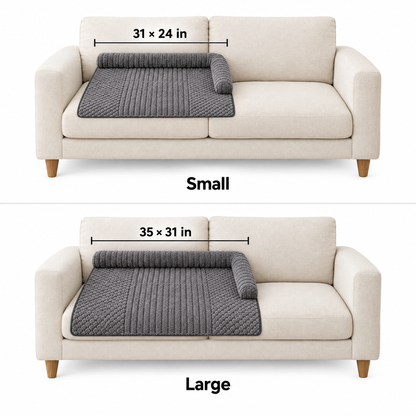 CutyPet Couch Protector size guide