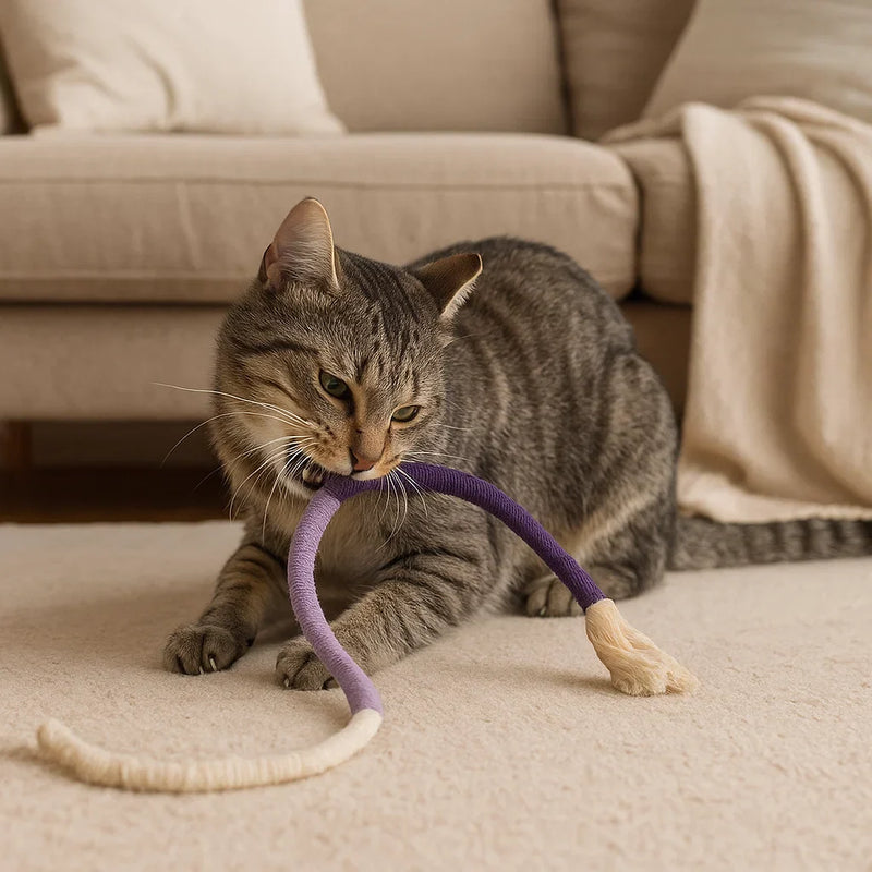 Natürliche Kauschnur für Katzen